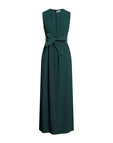 P.A.R.O.S.H. DRESSES Dark green 97% Polyester, 3% Elastane