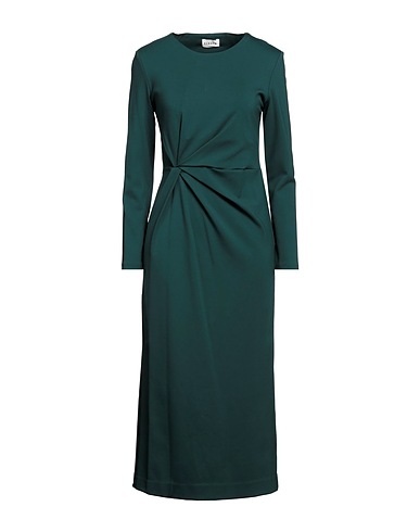P.A.R.O.S.H. Midi dress Dark green 86% Polyamide, 14% Elastane