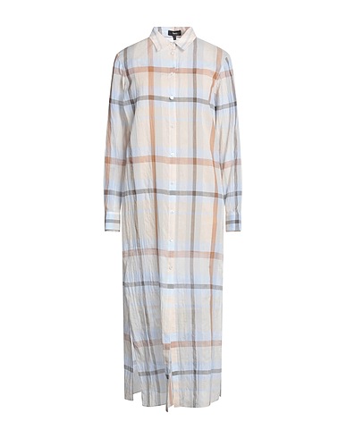 THEORY Midi dress Beige 100% Cotton