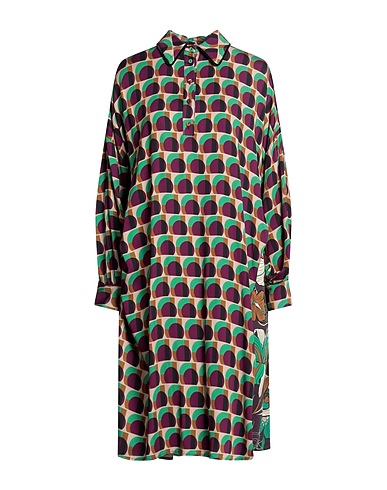 EMMA & GAIA Midi dress Green 100% Viscose