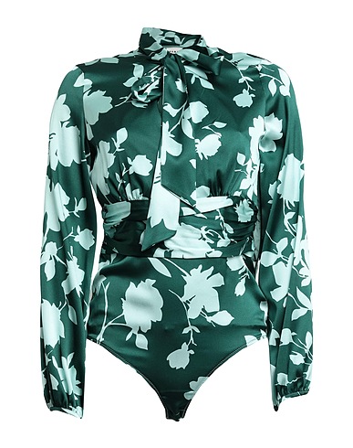 P.A.R.O.S.H. TOPWEAR Emerald green 93% Silk, 7% Elastane