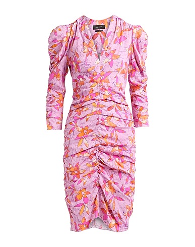 ISABEL MARANT Short dress Light pink 71% Viscose, 23% Silk, 6% Elastane