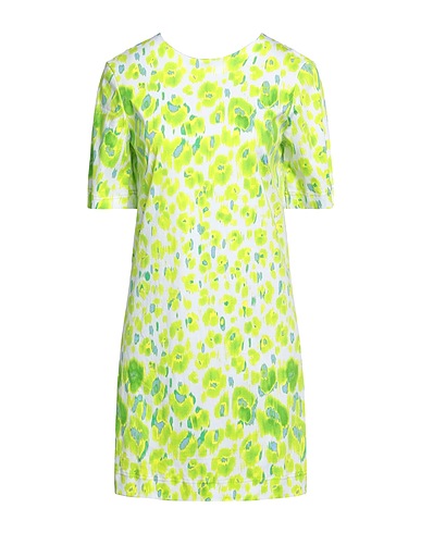 BIMBA Y LOLA Short dress Lime green 100% Cotton