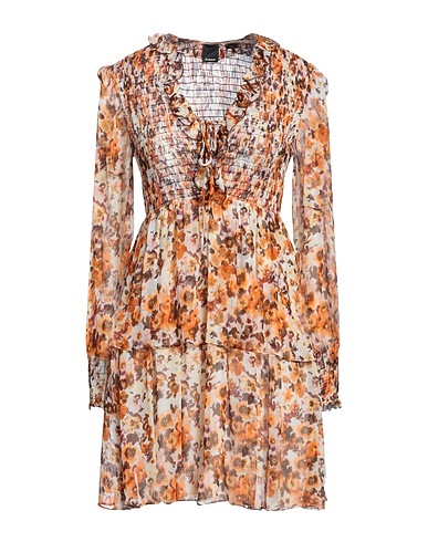 PINKO Short dress Orange 100% Viscose