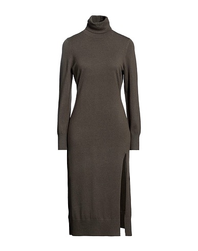 MICHAEL MICHAEL KORS Knit dress Military green 47% Merino Wool, 38% Viscose, 10% Nylon, 5% Cashmere