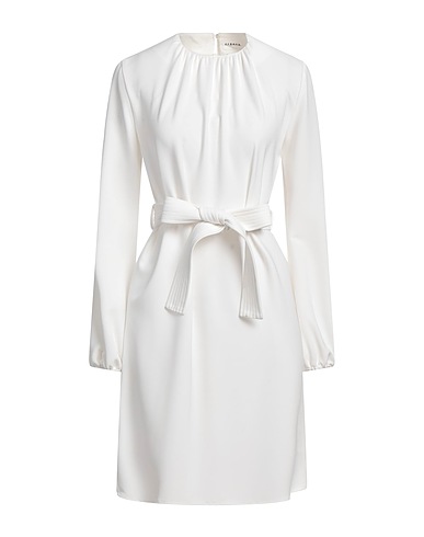 P.A.R.O.S.H. Midi dress White 97% Polyester, 3% Elastane