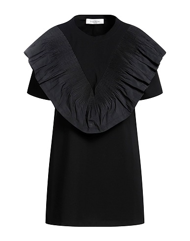 VALENTINO GARAVANI T-shirt Black 75% Viscose, 17% Polyamide, 8% Elastane