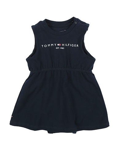 TOMMY HILFIGER Vestito Baby  Blu notte 93% Cotone, 7% Elastan