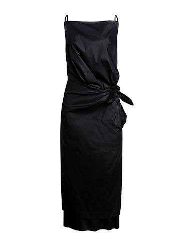 SPORTMAX Elegant dress Black 73% Cotton, 23% Polyamide, 4% Elastane