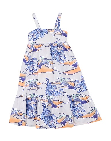 KENZO KIDS Dress White 100% Cotton