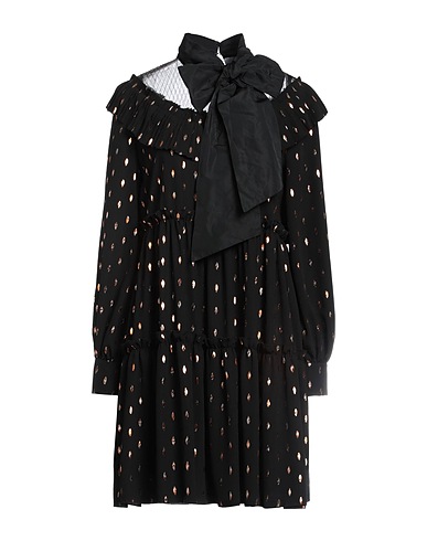 FRASE FRANCESCA SEVERI Short dress Black 100% Polyester