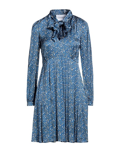 VICARIO CINQUE Short dress Blue 100% Viscose
