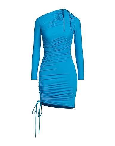 BALENCIAGA Short dress Azure 80% Polyamide, 20% Elastane