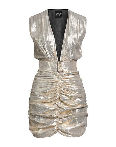 MIMI LIBERTÉ by MICHEL KLEIN Short dress Platinum 67% Silk, 33% Polyamide
