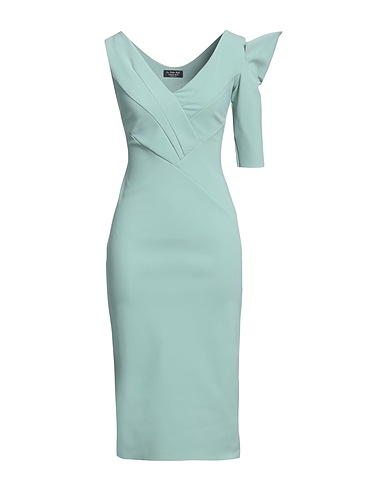 CHIARA BONI LA PETITE ROBE Midi dress Sage green 72% Polyamide, 28% Elastane