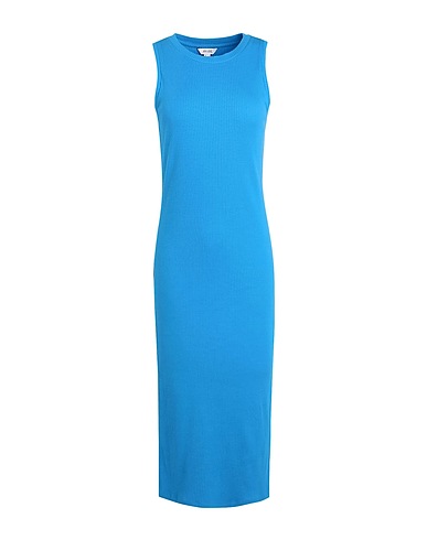 VERO MODA Midi dress Azure 95% Organic cotton, 5% Elastane
