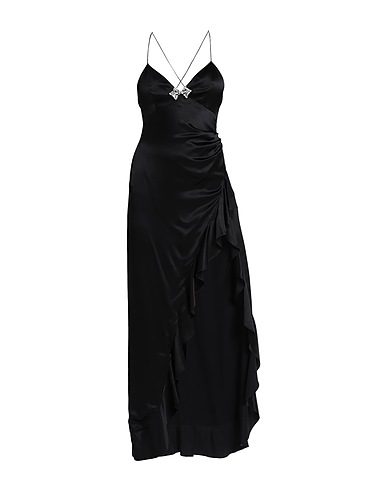 ALESSANDRA RICH Vestito in Seta Nero 100% Seta