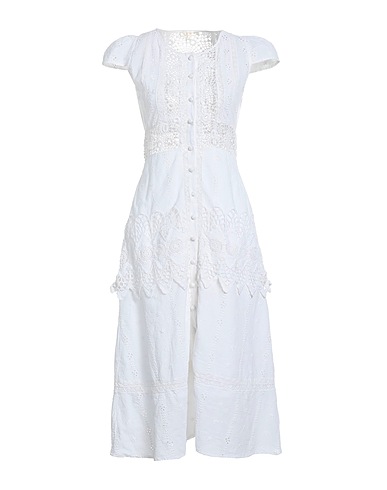 LOVESHACKFANCY Long dress White 100% Cotton