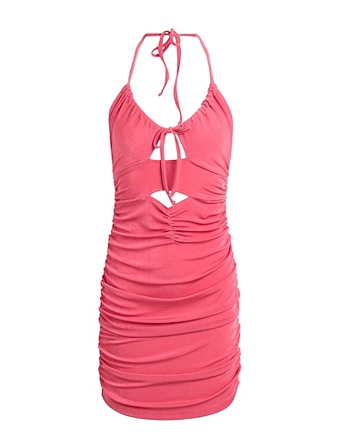 ONLY Short dress Pink 95% Polyester, 5% Elastane