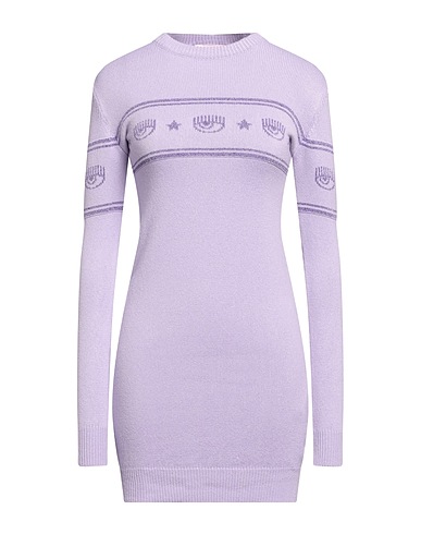 CHIARA FERRAGNI Short dress Mauve 40% Wool, 30% Viscose, 20% Polyamide, 10% Cashmere