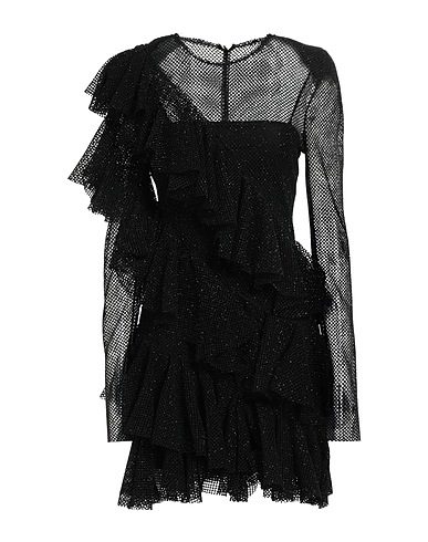 PHILOSOPHY di LORENZO SERAFINI Sequin dress Black 94% Polyester, 6% Elastane, Polyamide