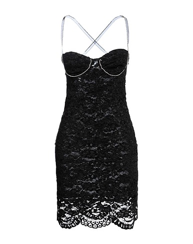 VICOLO Robe courte Noir 100% Polyester