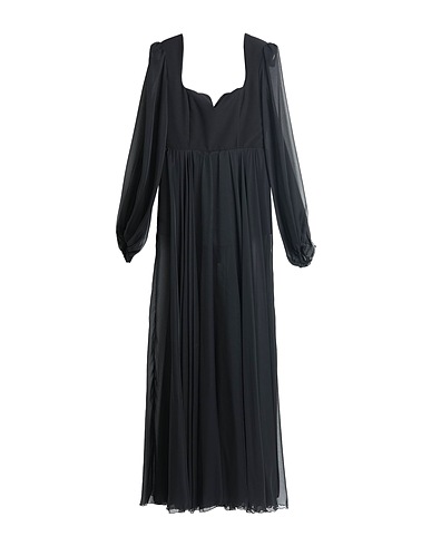 ACTUALEE Long dress Black 100% Polyester