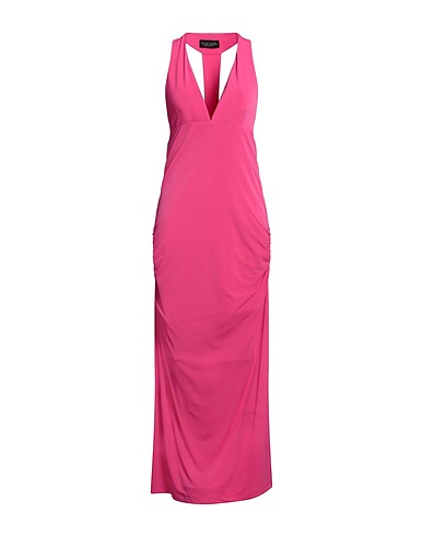 NORA BARTH Vestito lungo Fucsia 50% Poliammide, 47% Viscosa, 3% Elastan