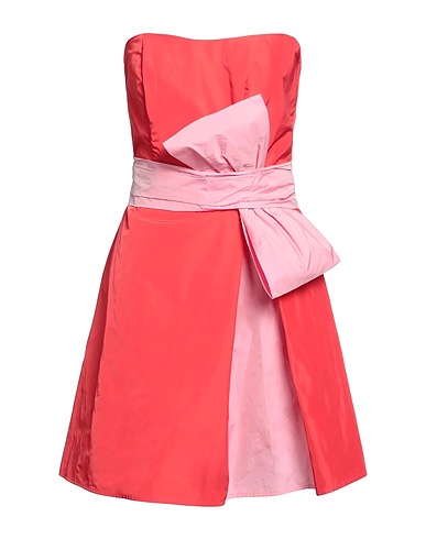 SIMONE MARULLI Vestito corto Corallo 100% Poliestere