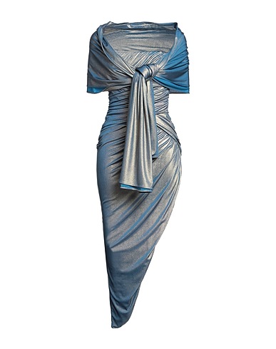 ALMA SANCHEZ Vestito midi Verde petrolio 92% Poliestere, 8% Elastan