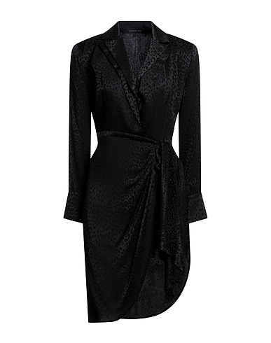 FEDERICA TOSI Vestito corto Nero 100% Viscosa