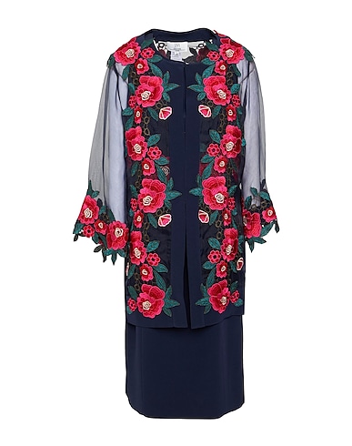 JM COUTURE Tailleur Blu navy 72% Acetato, 28% Poliestere