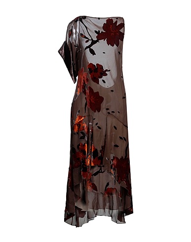 DSQUARED2 Vestito elegante Testa di moro 54% Viscosa, 46% Seta