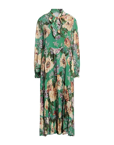 SHIRTAPORTER Long dress Green 100% Viscose