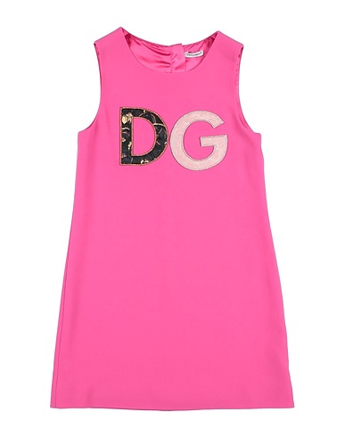 DOLCE&GABBANA Dress Fuchsia 51% Viscose, 46% Acetate, 3% Elastane, Cotton, Silk