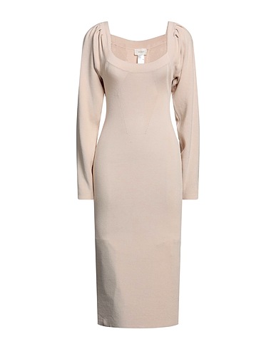 VICOLO Midi dress Sand 70% Viscose, 30% Polyester