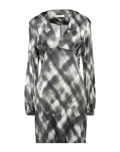 LIVIANA CONTI Short dress Lead 97% Viscose, 3% Elastane