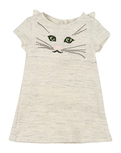 CHARABIA PARIS Vestito Baby  Grigio 100% Cotone