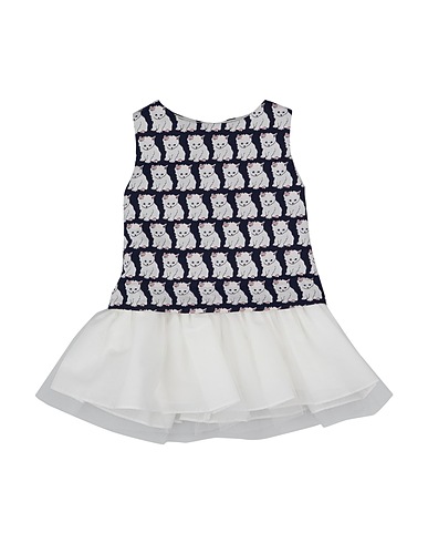 CHARABIA PARIS Vestido para bebé  Midnight blue 65% Cotton, 35% Polyester, Polyamide
