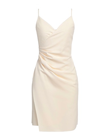 CHIARA BONI LA PETITE ROBE Short dress Ivory 72% Polyamide, 28% Elastane