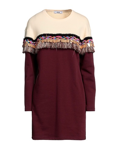 JIJIL Short dress Plum 88% Cotton, 12% Polyester