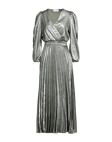 SOALLURE Midi dress Green 100% Polyester