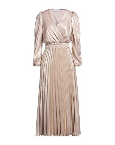 SOALLURE Midi dress Light brown 100% Polyester