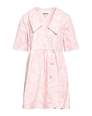 GANNI Denim dress Light pink 100% Organic cotton