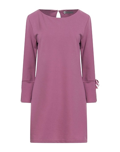 BOUTIQUE de la FEMME Short dress Mauve 95% Polyester, 5% Elastane
