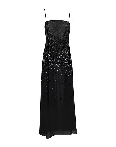 TOPSHOP Long dress Black 100% Polyester