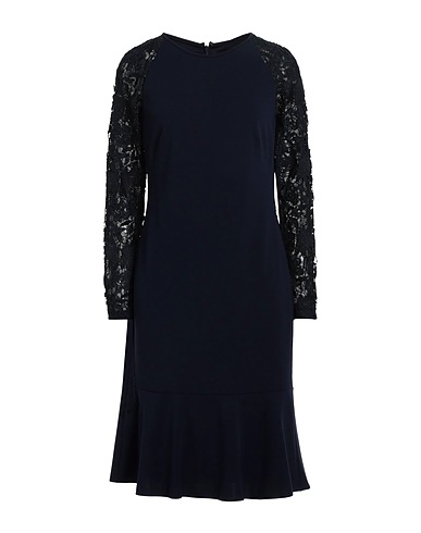 LAUREN RALPH LAUREN Midi dress Midnight blue 94% Polyester, 6% Elastane