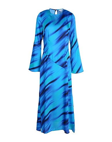 TOPSHOP Long dress Blue 100% Polyester