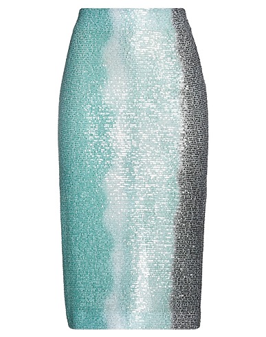 16ARLINGTON Midi skirt Light green 98% Polyester, 2% Elastane