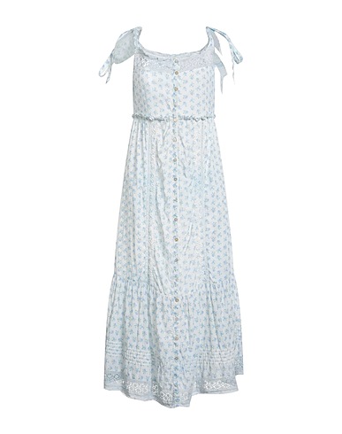 LOVESHACKFANCY Midi dress Sky blue 100% Cotton